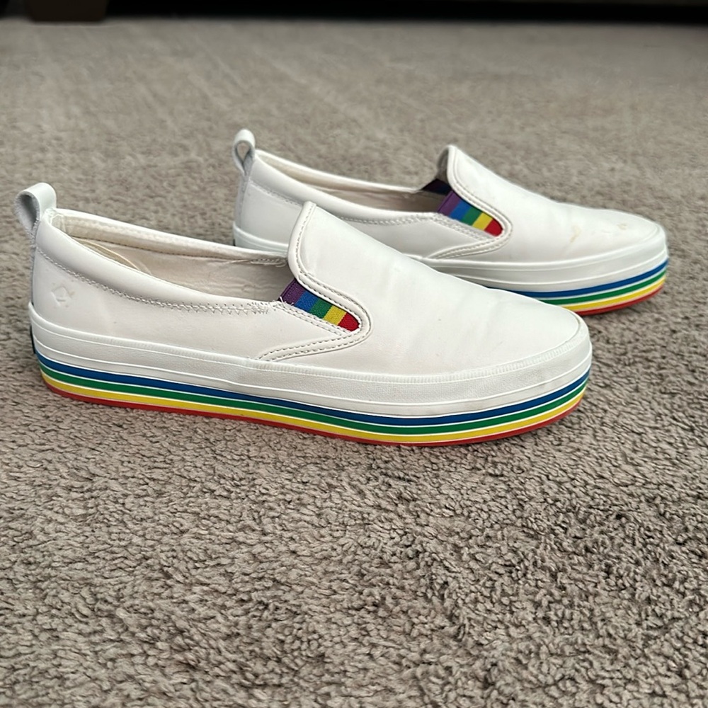 Platform Slip On Rainbow Sperry
